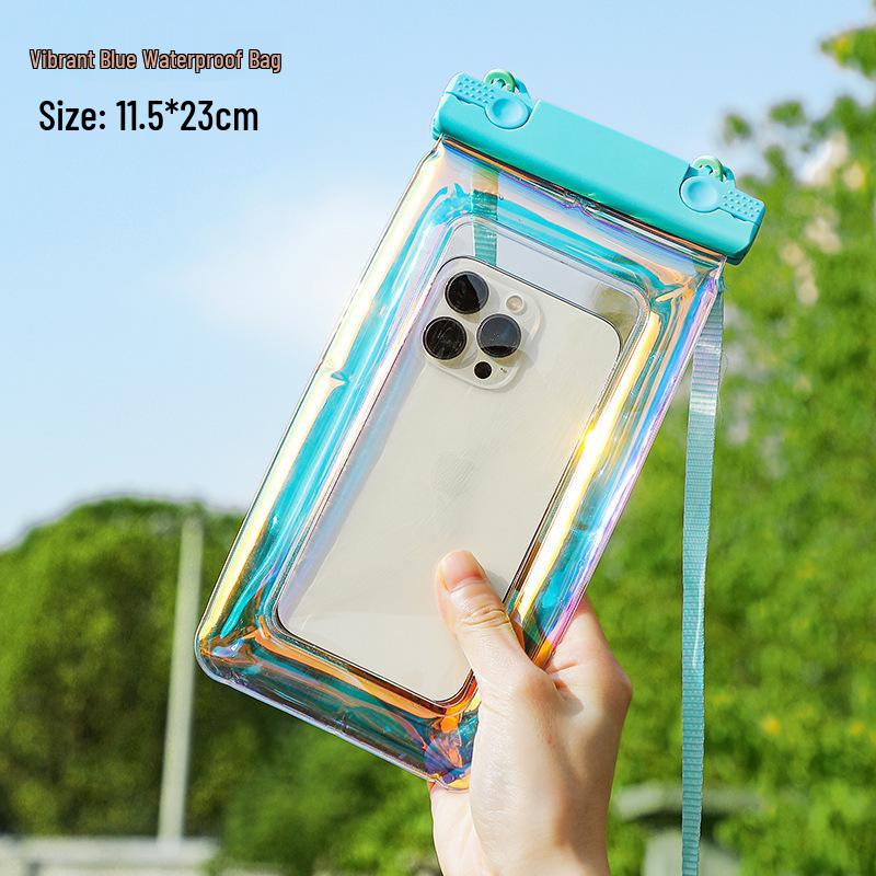 

Touchscreen-Compatible Waterproof Phone Bag for Swimming/Rafting One Size