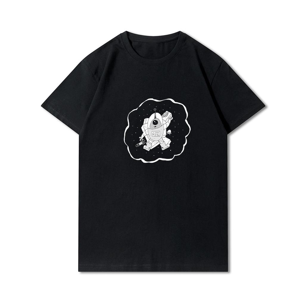 Anime 100 Muster Sommer Übergröße T-Shirts für Männer Buchstaben Bedruckt Lässige Kurzarm Oberteile 100% Baumwolle O Hals T-Shirts