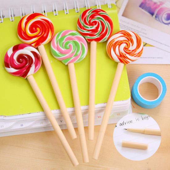 Ballpoint Pen Cute Candy-Shaped Writing Tool for Students Smooth Ink Pen Fun School Supply Creative Gift for