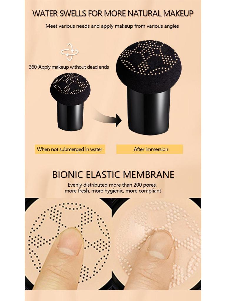 Anglicolor Mushroom Head Cushion Foundation: Sweatproof CC Primer & BB Concealer