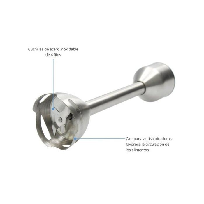 Blender de mână TM Electron Oțel inoxidabil 1200 W S6502200