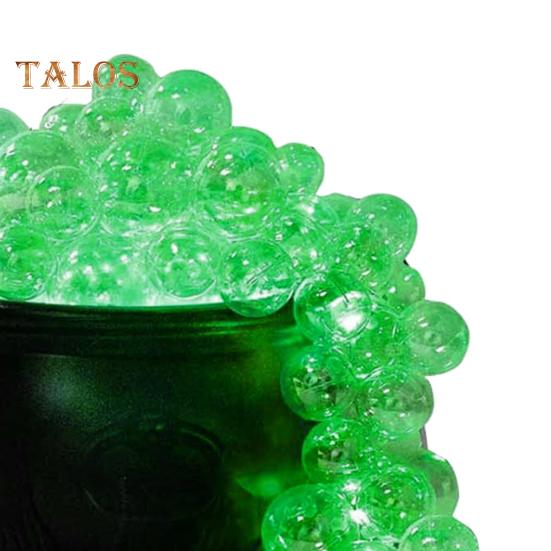 Bubbling Cauldron Set Large Witches Cauldron with String Light Black Plastic Bowl Candy Bucket Halloween Outdoor Indoor Decoration