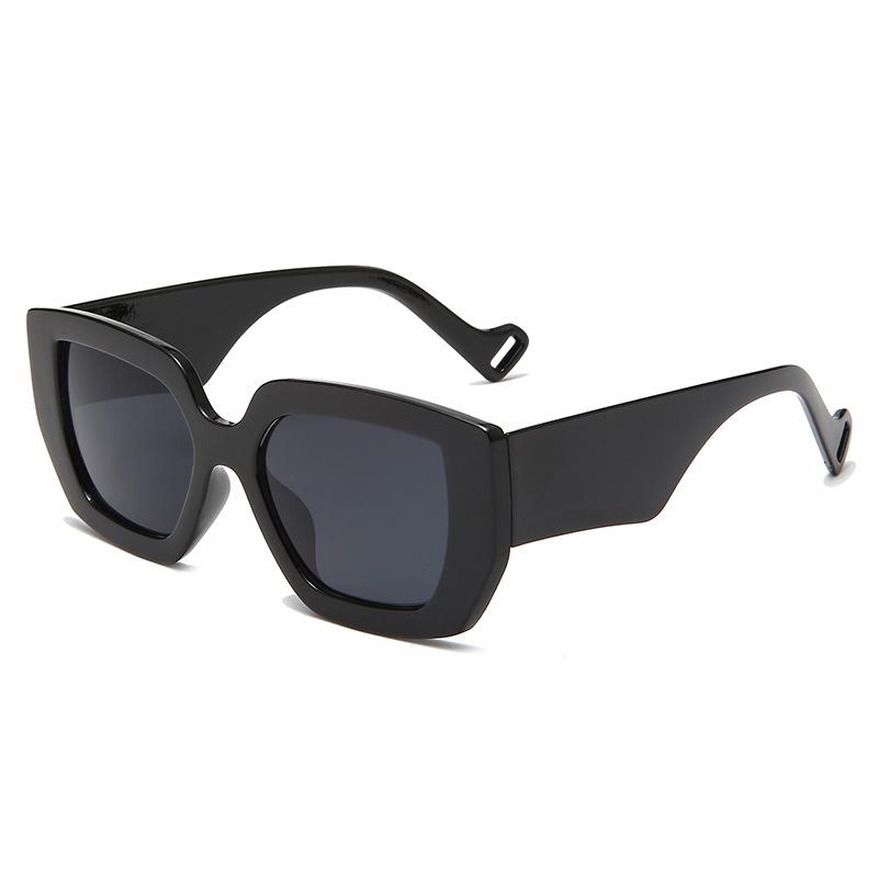 New fashion polygonal sunglasses female European and American ins Internet celebrity street sunglasses YK fashion sunglasses