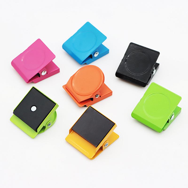 Magnetic Clips For Refrigerators, Colorful Mini Magnetic Clips, Memo Clips, Round Photo Clips, Suitable For Home And Office Use
