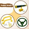 1 Piece Telescope Toy Playground Accessories Kids Pretend Educational Learning Realistic