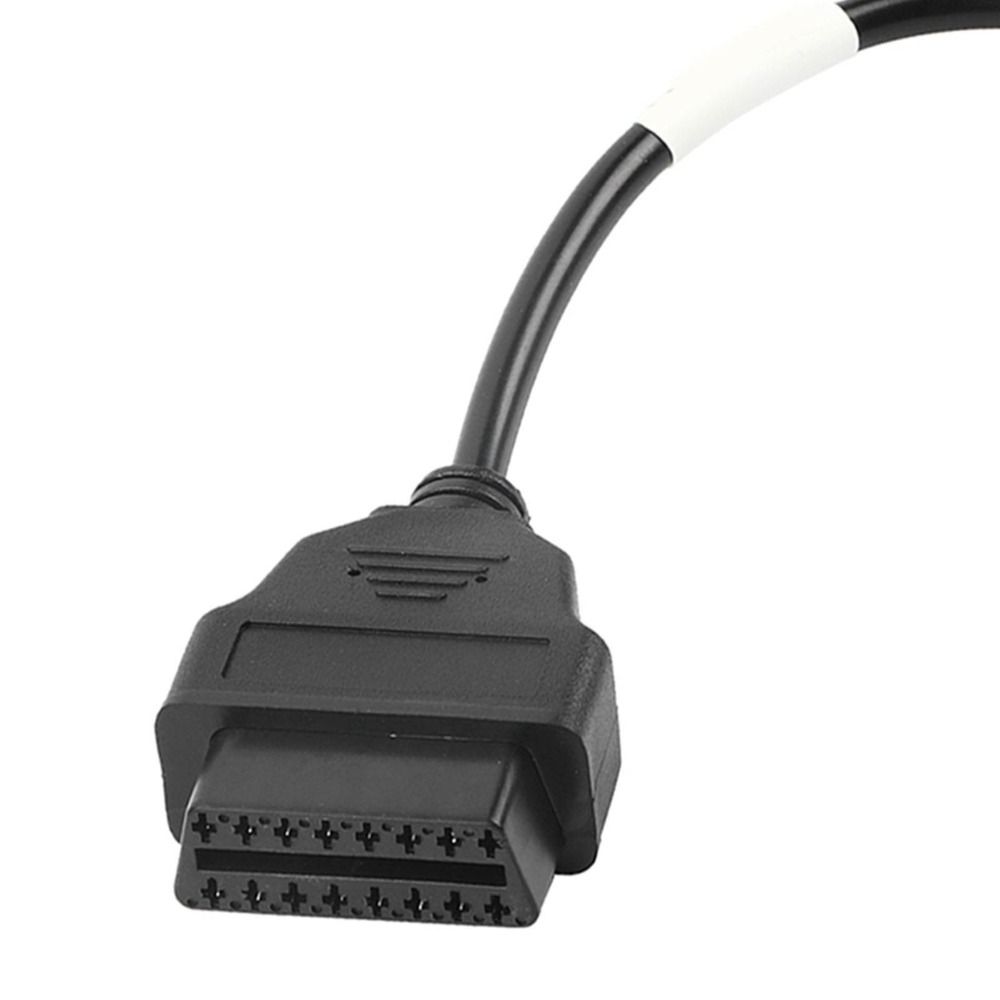Durable OBD2 Adapter Black Diagnostic Cable Adapter Cable for Iveco Truck Professional Use