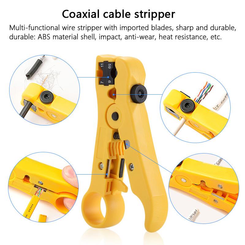 Wire Stripper Screwdriver Wire Stripper Tool Set with Cable Tester