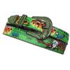 Bohemian Graffiti Rhinestone Leather Belt - Casual & Versatile European-American Style