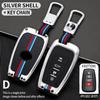 Car Key Case for Toyota Prius Camry Corolla C-HR CHR RAV4 Prado Izoa Levin Avalon 20 18 2019 2020 Zinc Shell Cover