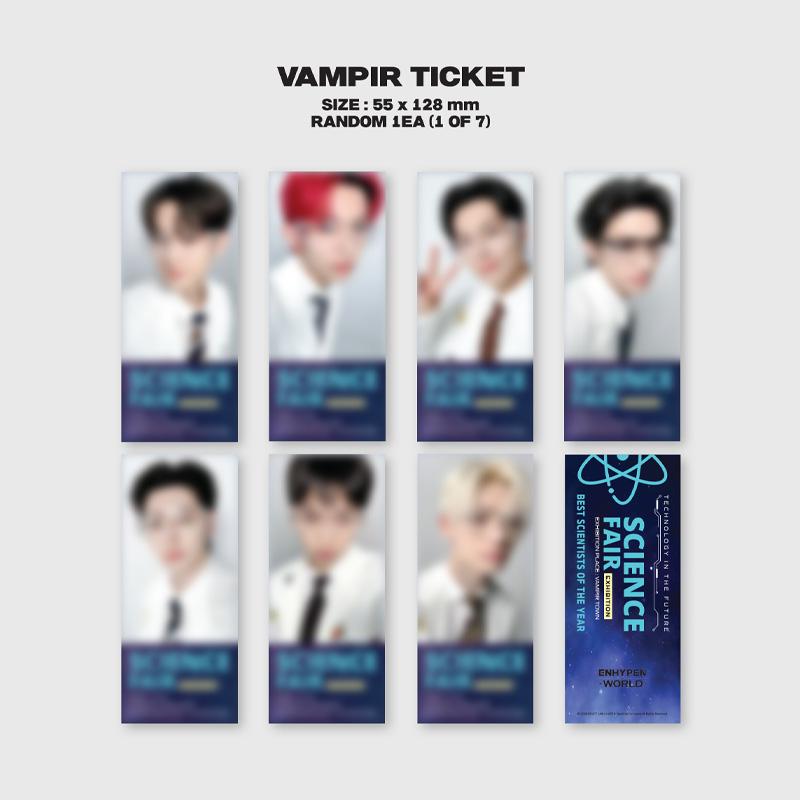 ENHYPEN COLECȚIE DE CARDURI CU CUPON WORLD (SCIENTIST BASIC Ver.)