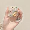 Cute puppy dog creative AirPods apple earphone case wireless bluetooth protective case transparent earphone case