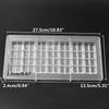 Home Chocolate Bar Mold Clear Resuable 56 Grids Designed Candy Jelly Food Baking Pastry Maker Mold Accessories For Home Kitchen