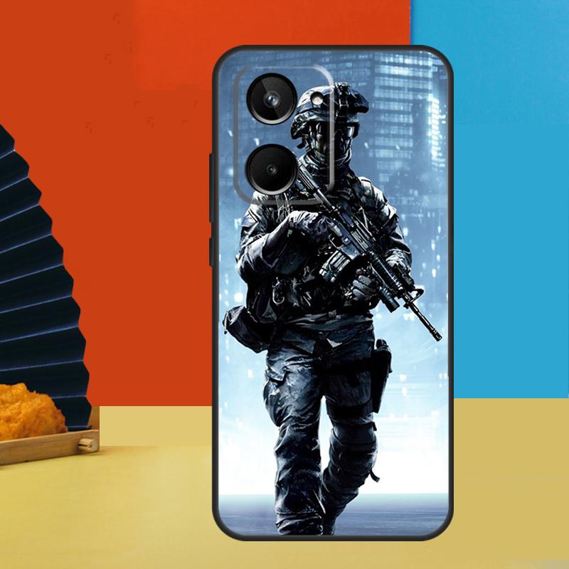 Tactical Swat Gear Pattern For Realme 15 Pro 10 11 12 13 14 Pro Plus GT6 GT7 C51 C53 C55 C61 C63 C65 C67 C71 C75 Case