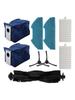 Main And Side Brushes Mop Cloths Bags Kit For BObsweep For Dustin For Ultra-Vision Vacuum Cleaner Spare Parts