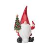 Garneck Christmas Gnome Statue Decor Creative Resin Gnome Ornament for Outdoor and Garden Lightweight and Portable Decoration