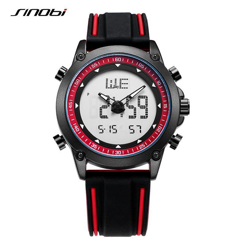 Sinobi Unisex Multifunctional Sports & Casual Wristwatch with Timer