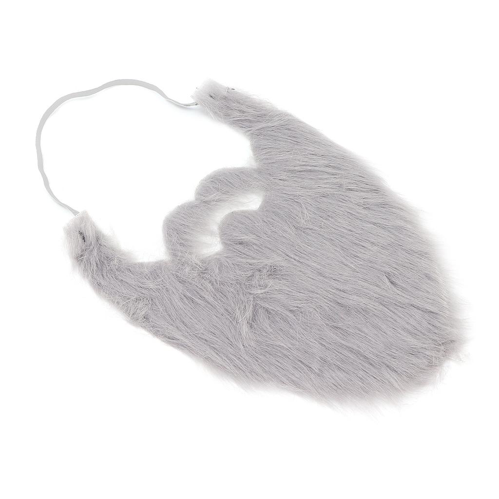 Halloween Party Fake Beard Costume Facial False Beard Male Fake Whisker for Party Supplies Grey