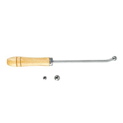 Ferramenta de reparo de saxofone, cabeça de bola de metal, braço de sax, ferramentas de manutenção, acessório de instrumento