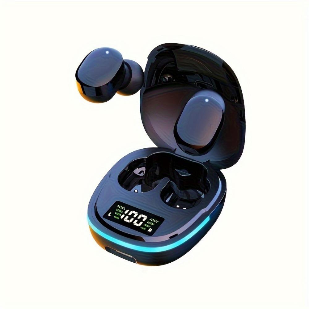 Casque sans fil tactile avec écran LED - Écouteurs intra-auriculaires TWS pour jeux, musique et sport - Compatible iOS/Android