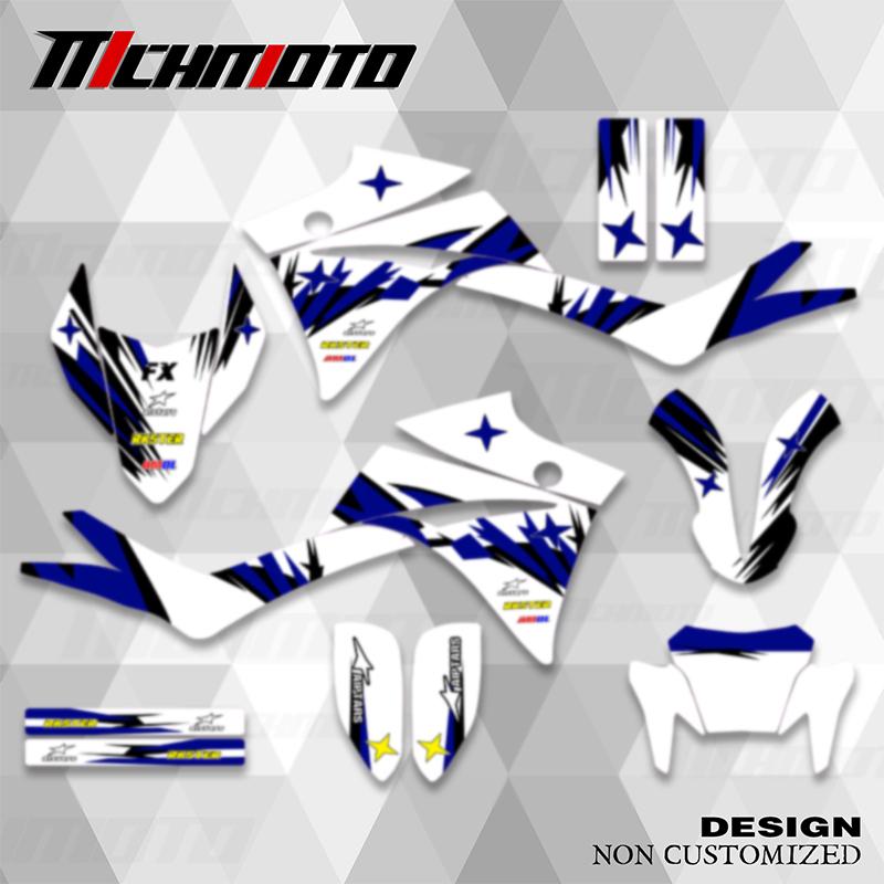 MCHMFG For YAMAHA XT660R XT 660R XTR 660 Full Graphics Decals Stickers Motorcycle Background Number Name