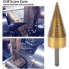 Firewood splitter drill bit drill screw cone firewood special hexagonal handle hand drill bit wood splitter accessories 42mm