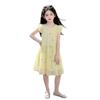 Girls' Trendy Flutter Sleeve Lace Princess Dress 2026 - Sweet Summer Fashion for Middle & Big Girls