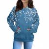Women's Fashion Daily  Casual V-Neck Long Sleeve Printed Top