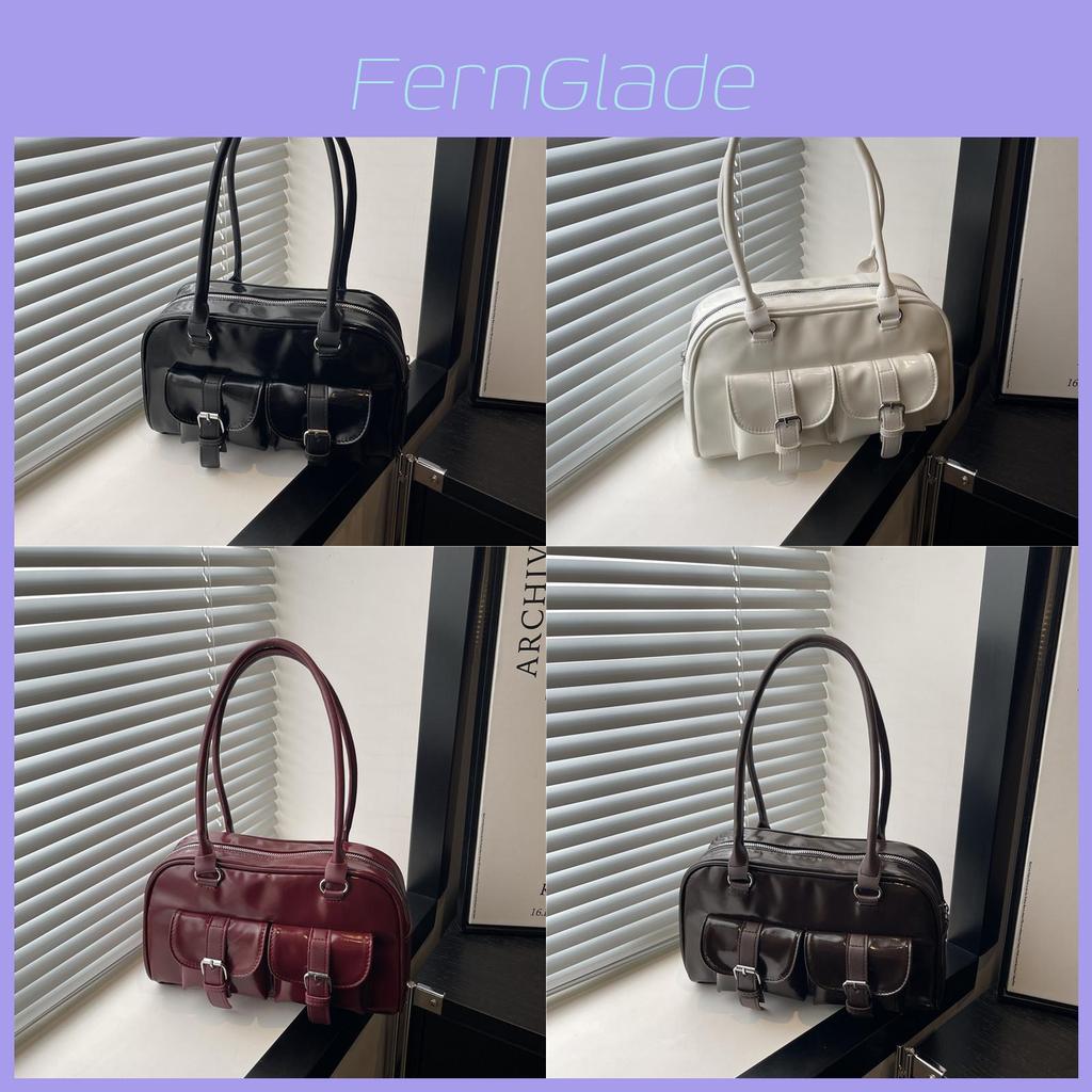 Minimalist Pu Shoulder Bag For Women With Large Capacity And Street Style For Daily Use