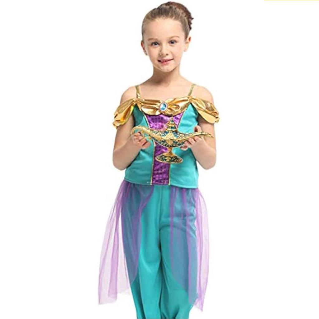 Vintage Magical Legend Aladdin's Genie Lamp for Fancy Rare Classic Arabian Costume Props Lamp Pot, Office Table Decoration & Gift for Party