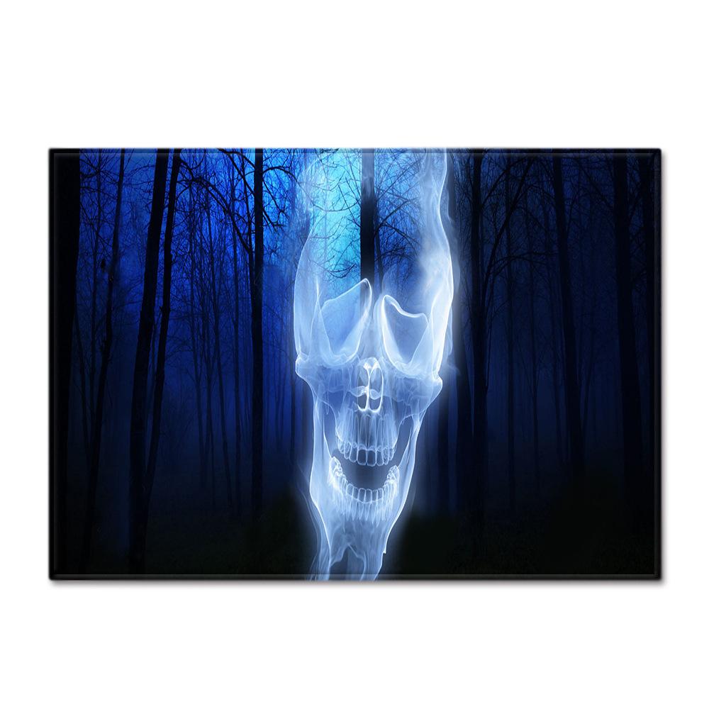 Skull Living Room Floor Mat Bedroom Dining Room Carpet Carpet Doormat