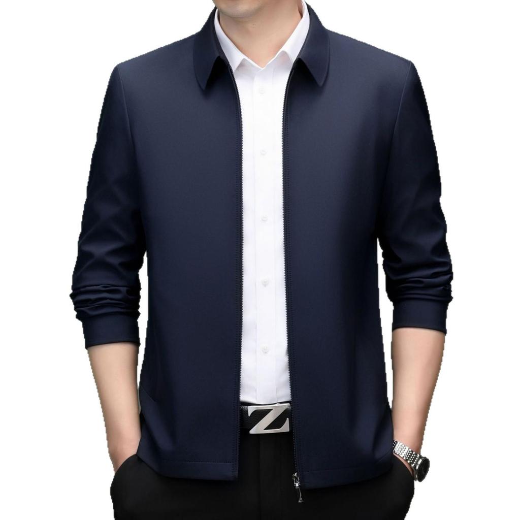 Men's 2025 Autumn/Winter Executive Jacket: Non-Iron, Wrinkle-Resistant Business Casual Outerwear