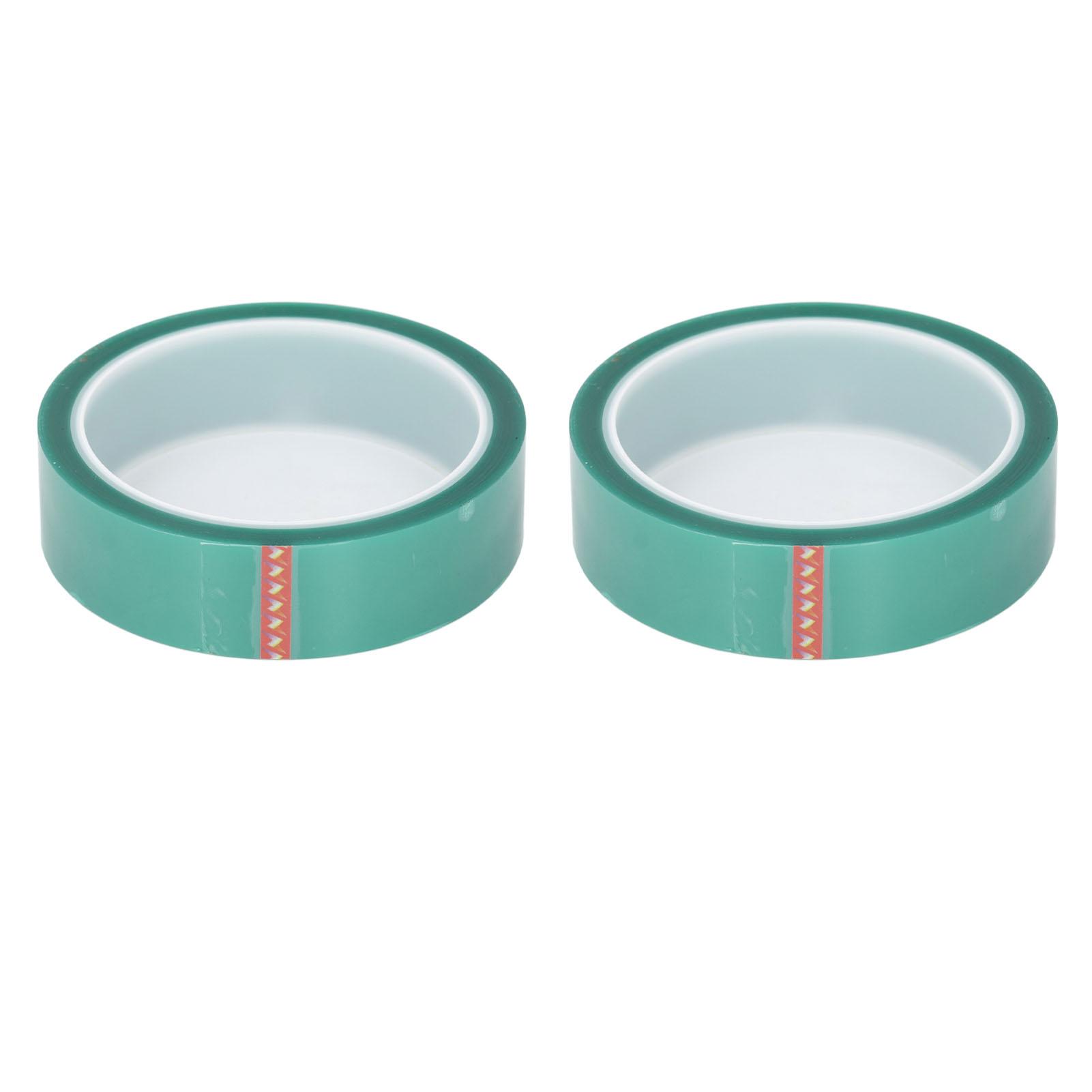 

2шт высокотемпературная лента ПЭТ толщина 0,06 мм ширина 25 мм длина 33 метра зеленая изоляционная лента