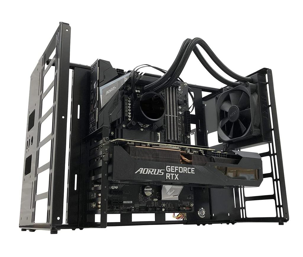 Shinwa Sangyo Nagao Seisakusho 3way Open Frame Stack Type Black SS-NFRAME-STACK (painted)