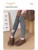 2025 New Korean-Style Girls' Fashion Leggings - Autumn/Winter, Medium-Thickness, Brushed Fleece, Warm Long Pants