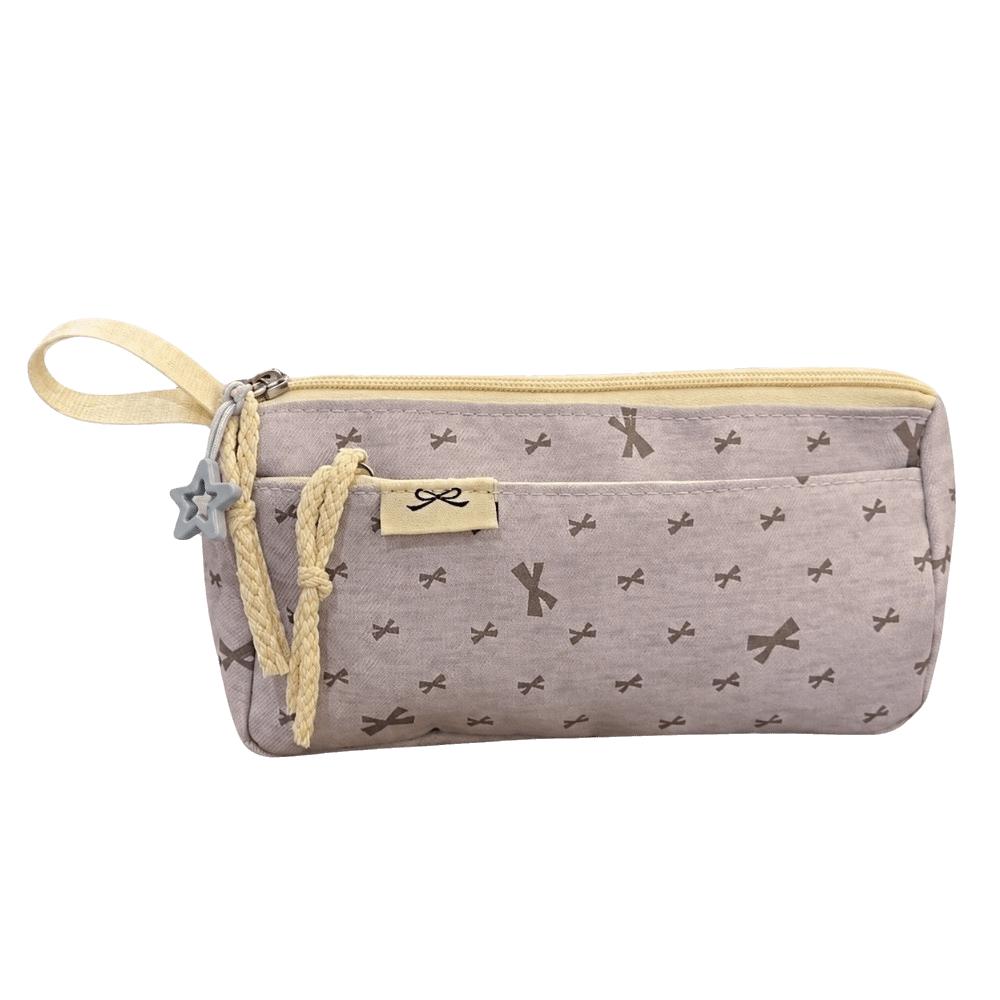 Handheld Pencil Pouch Flower Pen Bag Durable Stationery Storage Bag  Gift