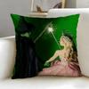 Popular Movie Wicked Part One Cushion Cover Soft & Easy-Wash Pillow Case – Versatile for Couch, Bed, Travel and Office