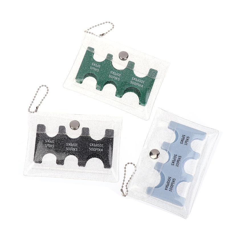 Coin Dispenser Keychain Transparent Coin Collection Purse Wallet Portable Japan Coin Holder Coin Changer Holder Coin Organizer