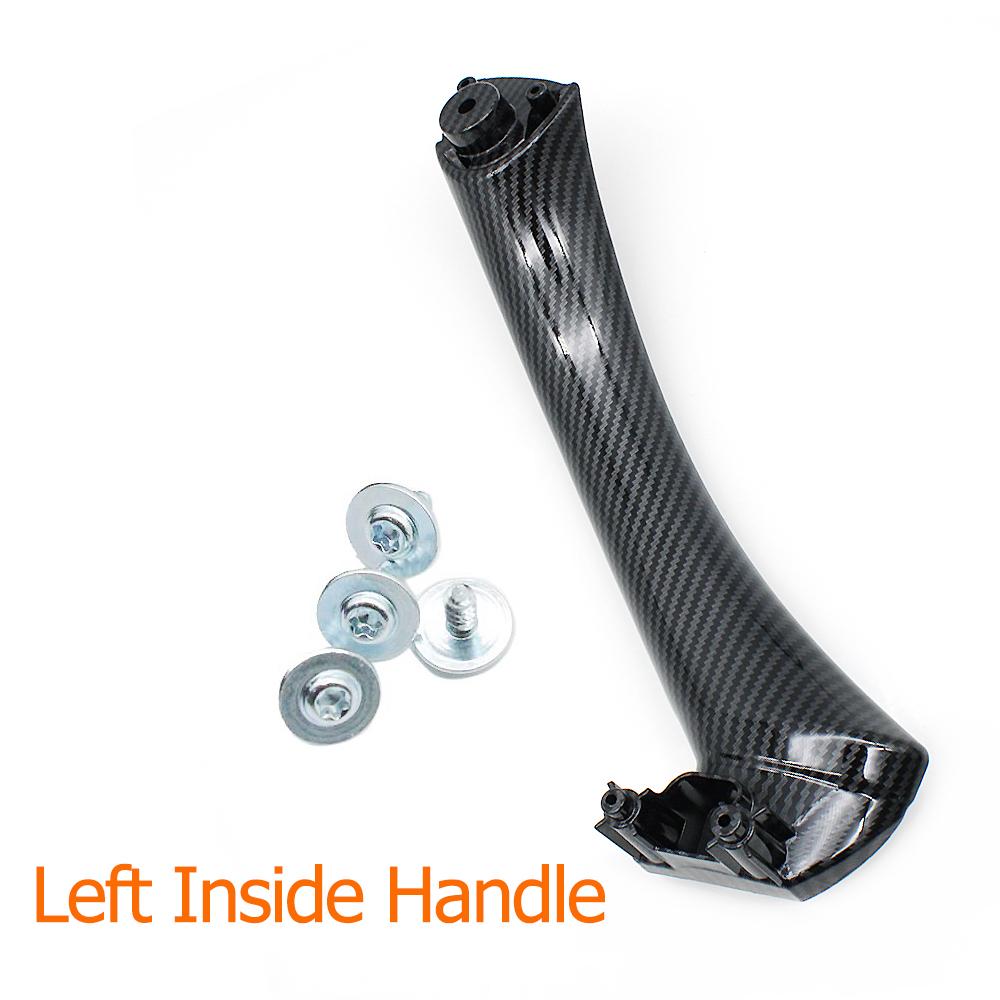 High Quality Carbon Fiber Passenger Door Pull Handle Cover Trim Replacement For BMW 3 Series E90 E91 E92 316 318 320 325 328i
