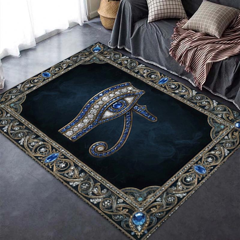 2025 New The Eye of Horus Carpet Rug for Living Room Bedroom Home Sofa Decoration,Kids play Non-slip Floor Mat109
