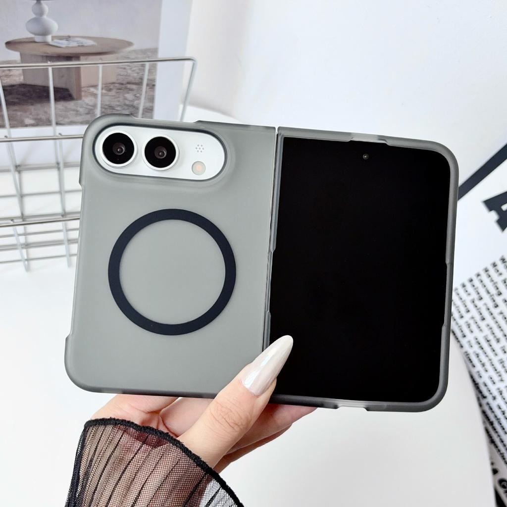 Dotyczy obudowy na składany telefon komórkowy iPhone11Ultra, lodowy matowy, magnetyczne zamknięcie, Apple FOLD, odporna na upadki, przezroczysty PC