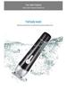 Cross-Border Hot-Selling Washable Multifunctional Electric Hair Clipper