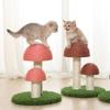Mushroom post for scratching Sisal Cat Scratcher Domestic Cats Toy Gifts