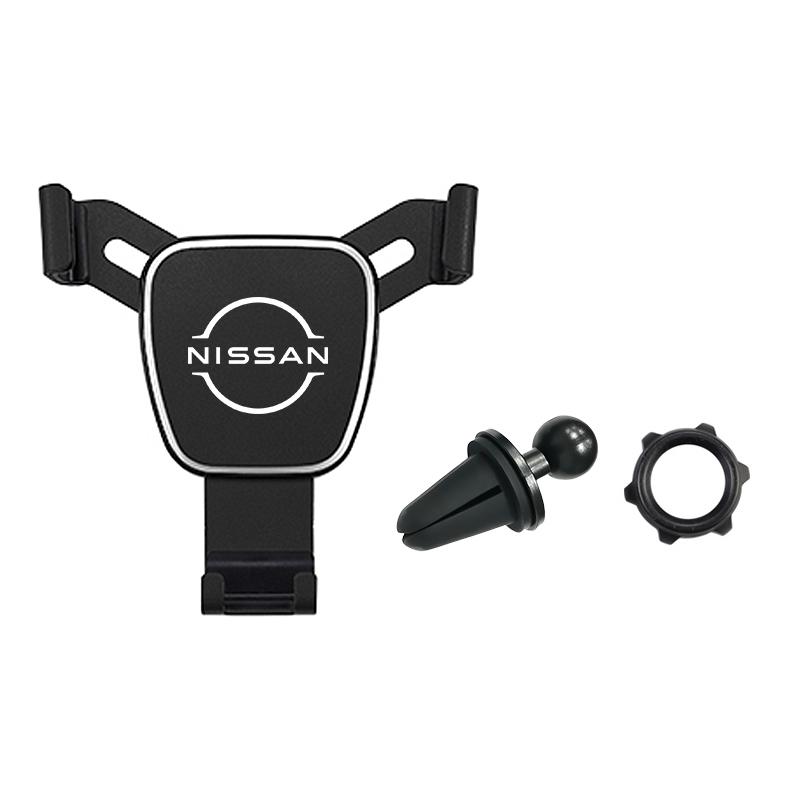 Metall-Schwerkraft-Handyhalter für Lüftungsschlitz, GPS-Halterung für Nissan Sylphy N7 Teana Qashqai Note J10 J11 Navara Juke GTR Tiida Patrol