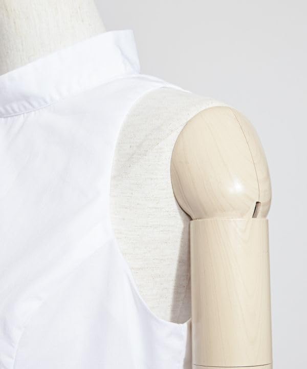 Maunaloa Modern American Stand Weiß Damenbluse, Medium,