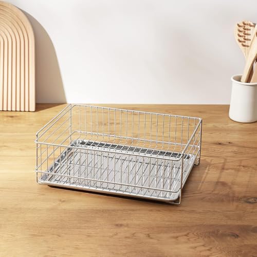 [Online Exclusive] Pearl Metal Stainless Steel Dish Drainer Basket AZ-7166