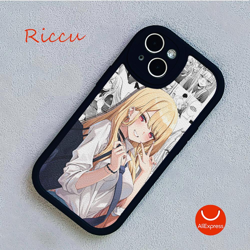 Anime My Dress Up Darling Marin Kitagawa Phone Case for Iphone 14 13 11 12 Pro 14 MAX 13 12 MiNi 7 8 Plus XS XR Lambskin Covers