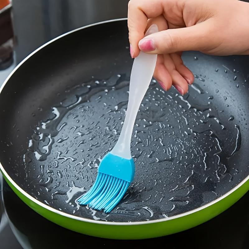 2Pcs Silicone BBQ Oil Brush High Temperature Heat Resistant BBQ Brush Seasoning Brush Cream Brush Cake Baking Cooking Tools