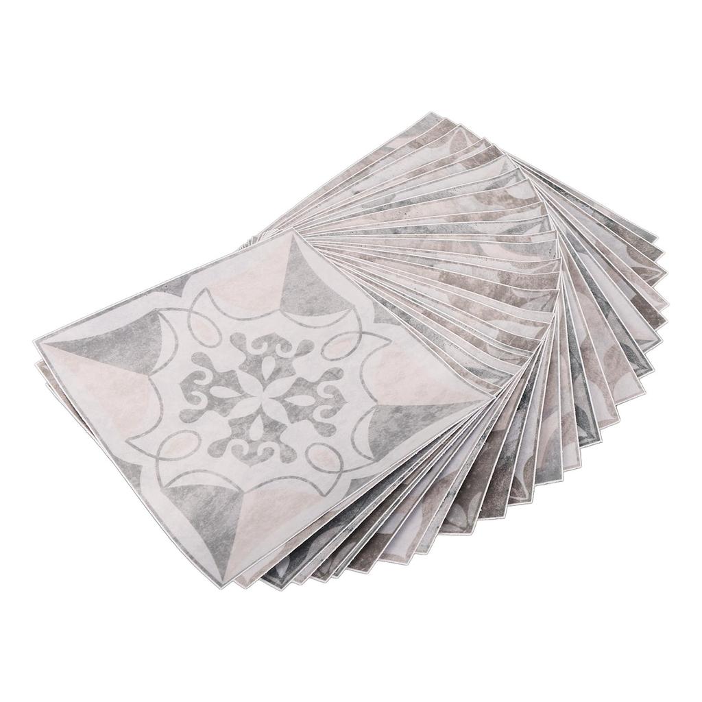 24 szt. naklejki na płytki 15 x 15 cm wodoodporna, odporna na olej, retro, samoprzylepna naklejka ścienna do domu
