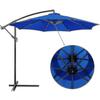 (Navy blue, 300cm*6k) Replacement Fabric Garden Parasol Canopy Cover For 3m 6/8 Arm Patio Sun Umbrella 50% Offer s