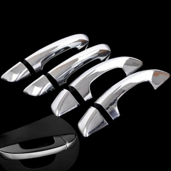 

FUNDUOO для Volkswagen VW Golf 6 MK6 Skoda SUPERB 2009 2010 2011 2012, новая хромированная накладка на ручку боковой двери автомобиля, бесплатная отделка